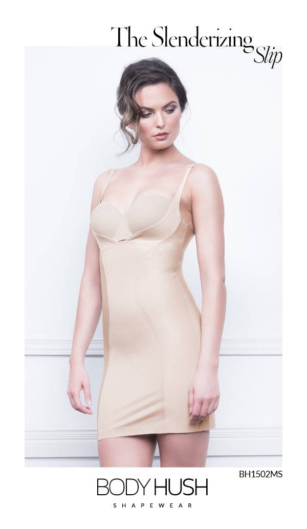 Body Hush BH1502MS Slimming Shapewear for Women - Tummy Control Bodysuit & Waist Trainer - Perfect for Dresses, Workouts & Everyday Wear