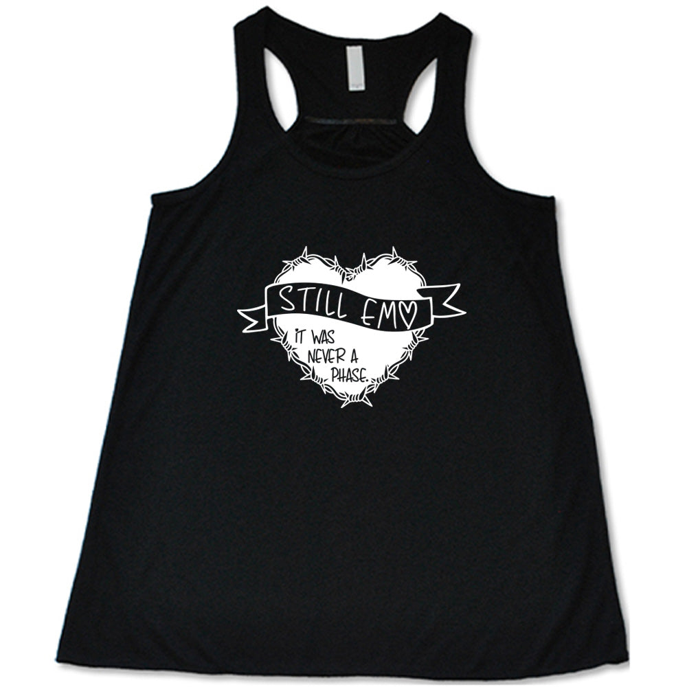 Still Emo It Was Never A Phase T-Shirt - Vintage Emo Band Tee for Men & Women - Perfect for Concerts, Festivals & Alternative Fashion