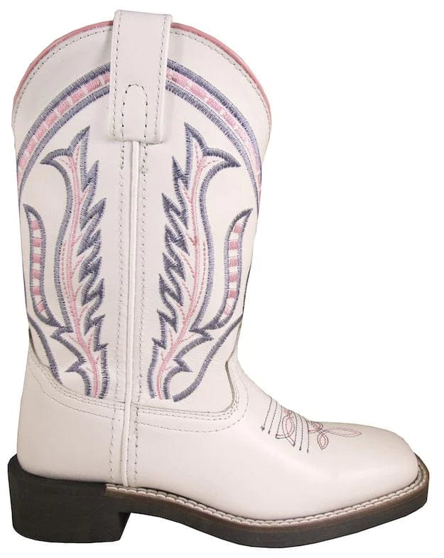 Kids SM Dallas White Boots - Stylish & Comfortable Winter Boots for Boys & Girls - Perfect for Snow, Outdoor Play & School