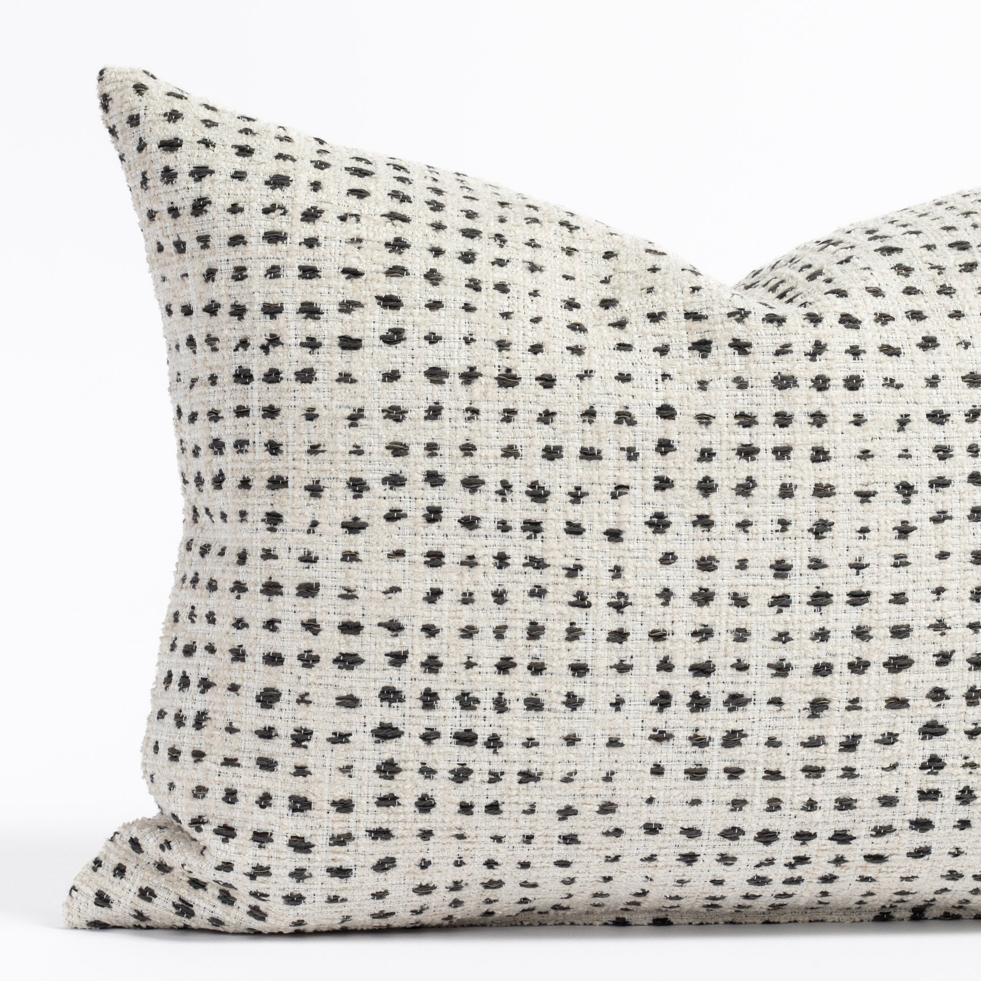 Celeste 14x20 Lumbar Pillow Cover - Modern Domino Pattern Decorative Cushion for Sofa, Bed, or Office Chair - Home & Living Room Decor Accessory