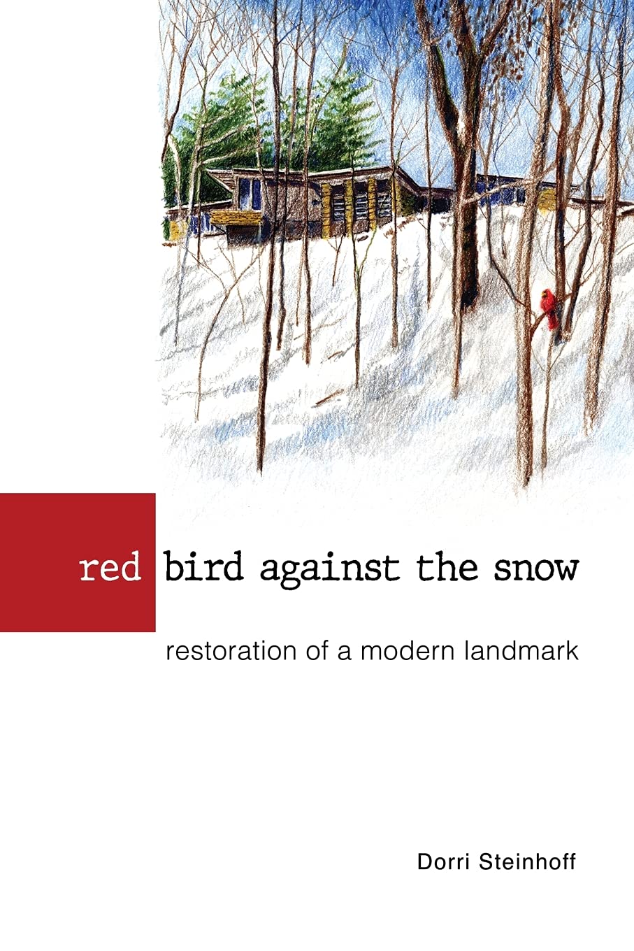 Red Bird Against the Snow - Winter Wildlife Wall Art Decor for Living Room, Bedroom & Office - Perfect for Nature Lovers & Christmas Gift