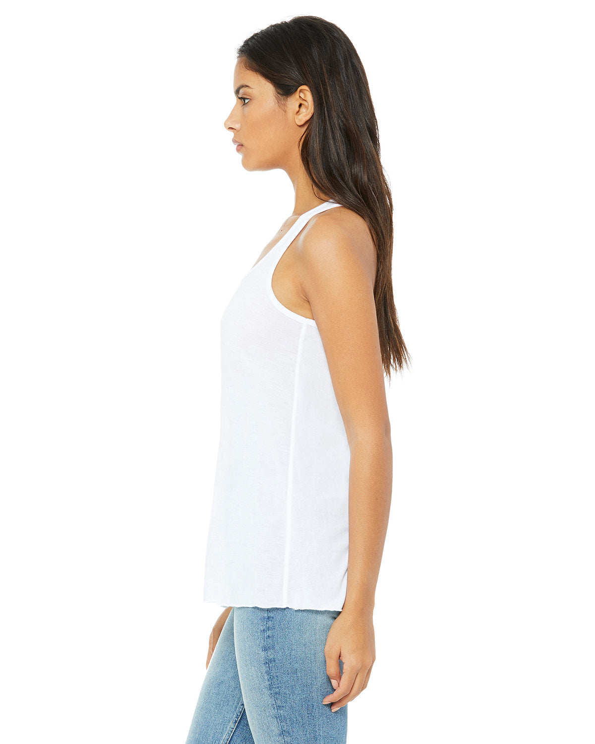 Bella + Canvas B8800 Women's Flowy Racerback Tank Top - Soft & Lightweight for Yoga, Gym & Summer Outfits