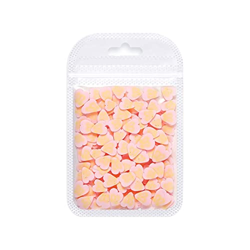 Heart-Shaped Nail Sequins - Soft Ceramic Nail Stickers with Glitter Powder for DIY Nail Art | Valentine's Day Gifts, Bridal Nails & Party Manicures | Perfect for Romantic Dates, Weddings, and Special Occasions