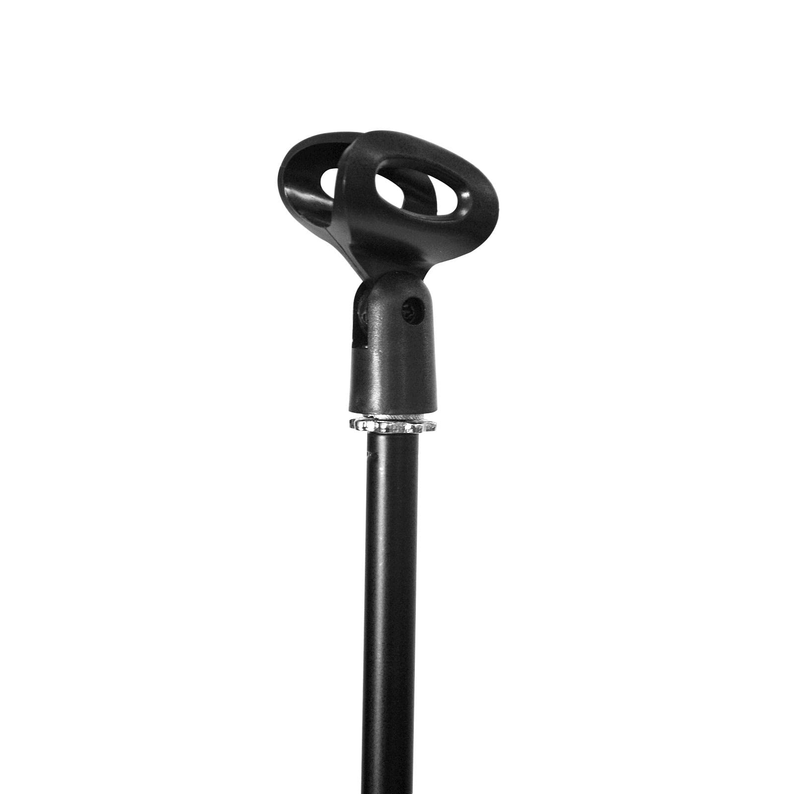 Professional DJ Microphone Boom Stand with Dynamic Vocal Mics & Clips - 4 Pack Set for Live Performances, Studio Recording & Karaoke Nights