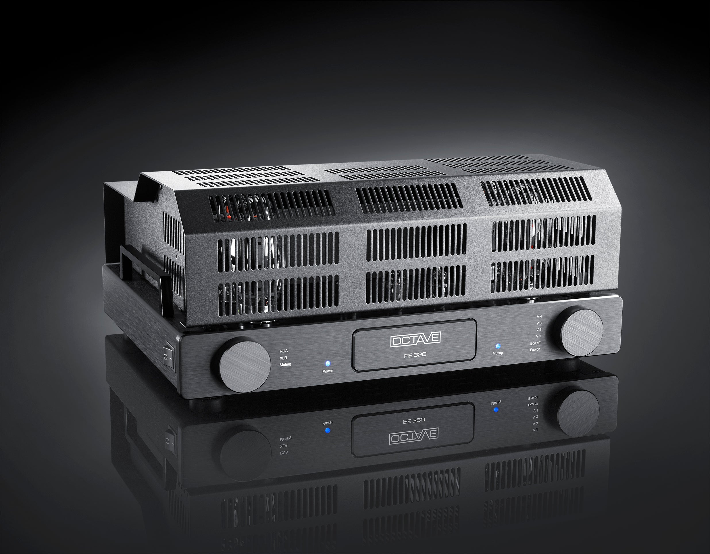 Octave RE 320 High Power Stereo Amplifier - Professional Audio Equipment for Home Theater & Music Systems - Perfect for Audiophiles & Studio Use