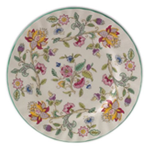 Haddon Hall Green #B1451 Bread & Butter Plates - Elegant Dinnerware Set for Tea Parties, Breakfast & Formal Dining | Vintage Style Ceramic Plates