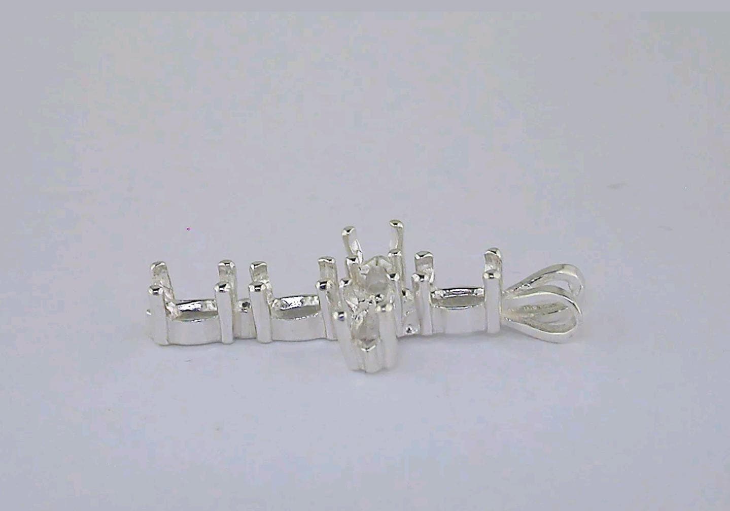 Solid Sterling Silver or 14kt Gold Multi-Stone Marquise Cross Pendant Necklace - Handcrafted in USA | Perfect for Gifts, Religious Occasions & Everyday Elegance
