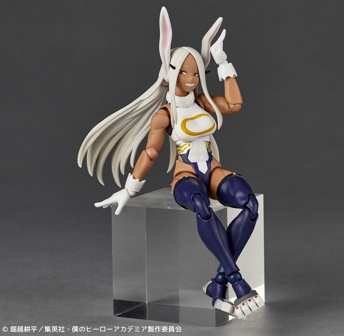 Amazing Yamaguchi Revoltech Action Figure - My Hero Academia Mirko (NR054) for Collectors & Anime Fans | Perfect for Display & Cosplay Inspiration