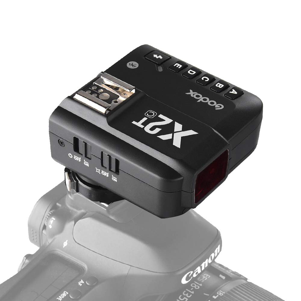 Godox X2T-C Wireless Flash Trigger for Canon DSLR Cameras - E-TTL II, 1/8000s HSS, 2.4GHz - Compatible with Godox V1, TT685C, TT350C, V860II-C, TT600, AD200, AD200Pro - Perfect for Studio Photography, Wedding Shoots & Outdoor Portraits