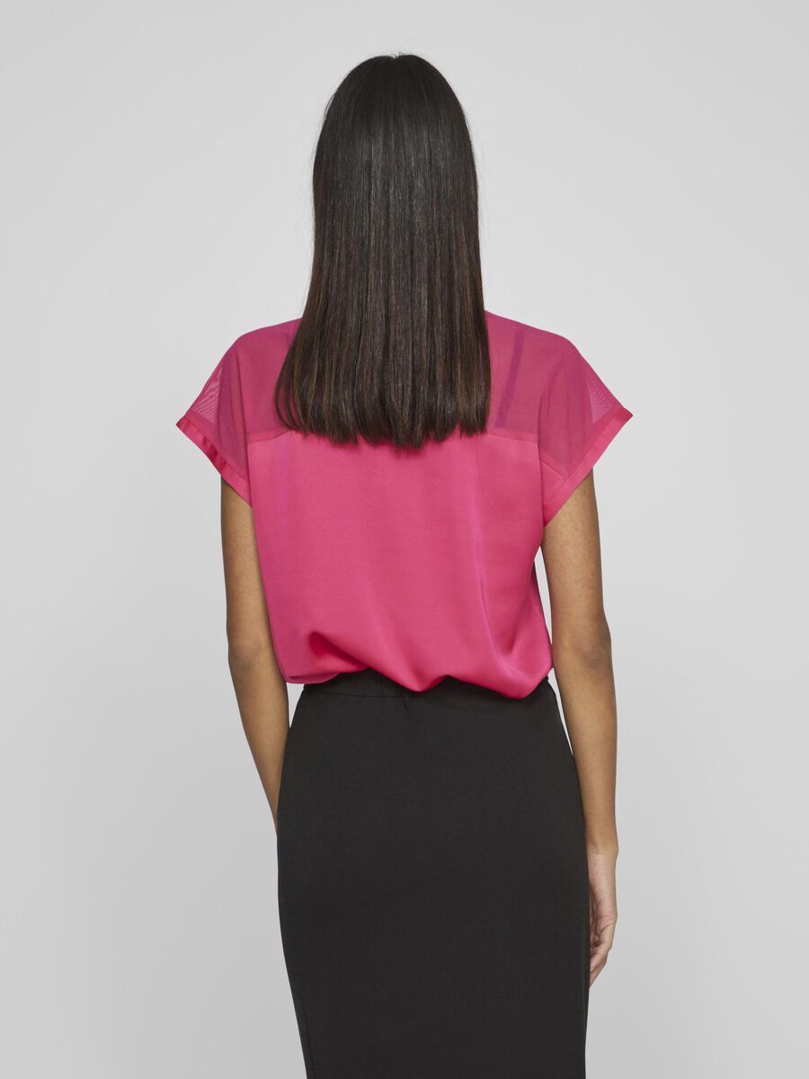 Elegant Elle Satin Top for Women - Cabaret Style Blouse for Night Out, Party & Special Occasions
