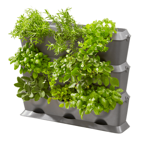 Gardena NatureUp! Basic Set Vertical 13150-20 - Vertical Garden System for Balcony & Small Spaces | Perfect for Growing Herbs, Flowers & Vegetables