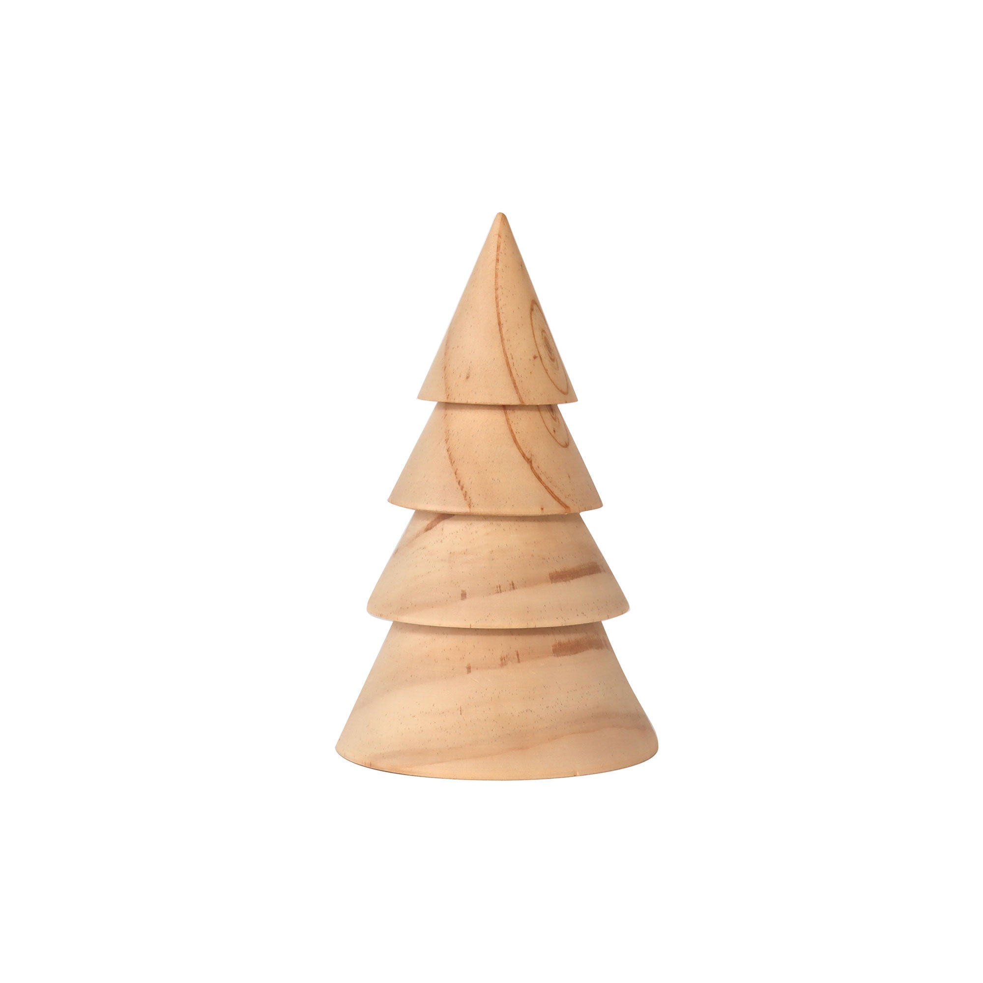 Natural Wooden Tree Decoration - 20 cm Handcrafted Wood Tree for Home, Office, and Holiday Decor | Perfect for Christmas, Shelf Display, and DIY Crafts
