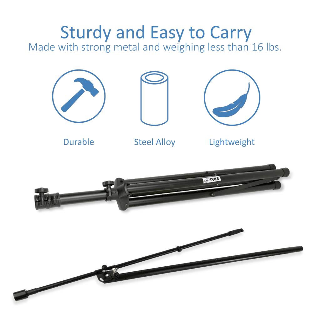 Professional Adjustable Microphone Tripod Boom Stand with Heavy Duty Base - Perfect for Podcasting, Streaming, and Studio Recording