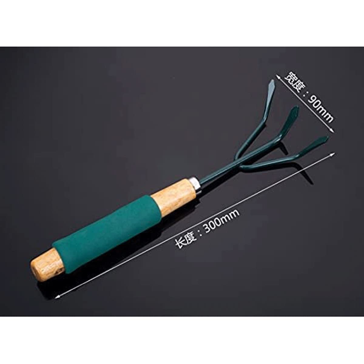 3PC Garden Tool Set - Hand Trowel, Transplanter & Cultivator for Outdoor Gardening