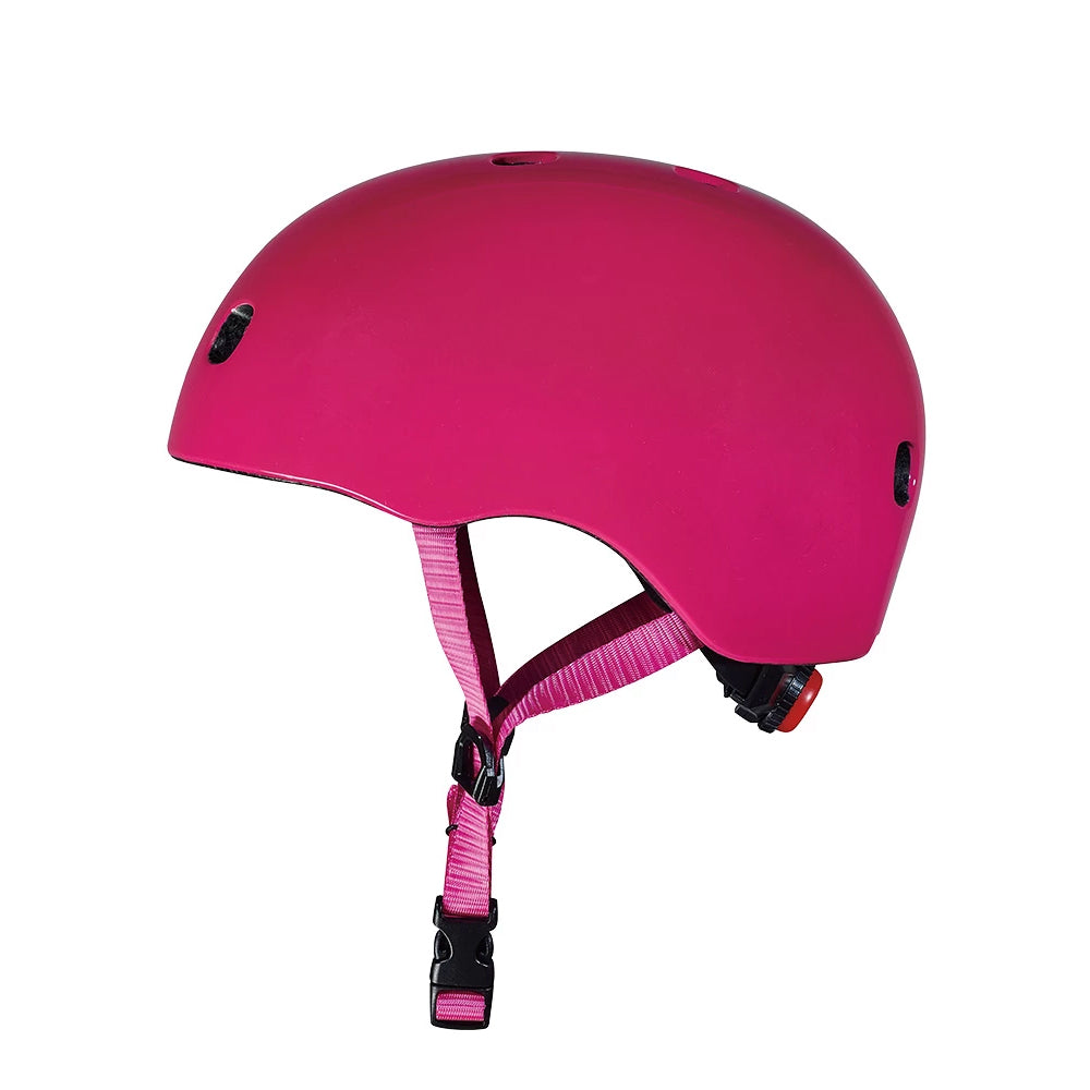 Adjustable LED Kids Scooter Helmet - Lightweight & Safe for Boys & Girls - Perfect for Skateboarding, Biking & Outdoor Play