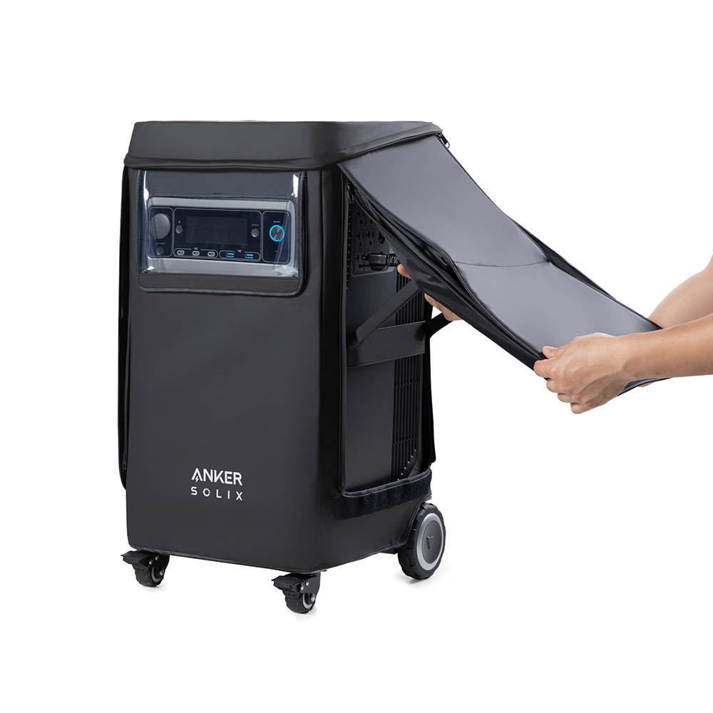 Anker SOLIX F3800 Solar Generator Protective Cover - Waterproof & Dustproof Case for Outdoor Camping, RV Trips, and Emergency Power Backup