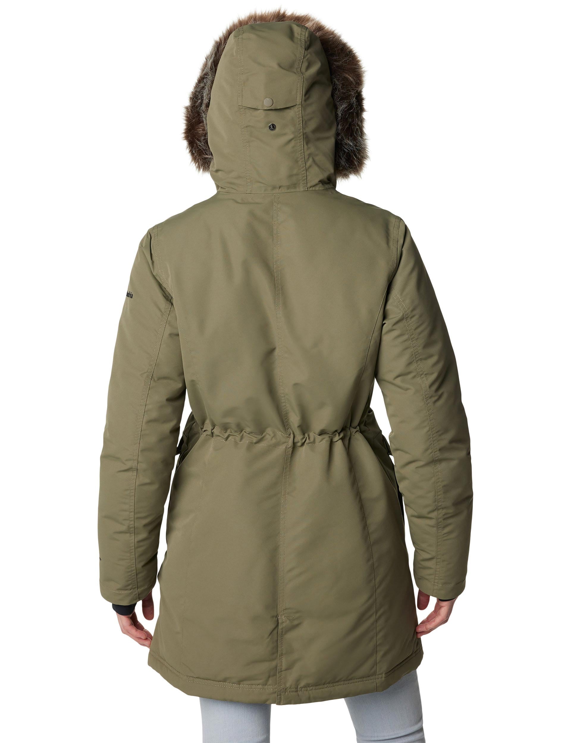 Little Si II Waterproof Parka Jacket for Women & Men - Lightweight Raincoat with Hood, Windproof Outdoor Shell (Stone Green) - Perfect for Hiking, Camping & Everyday Rainy Weather