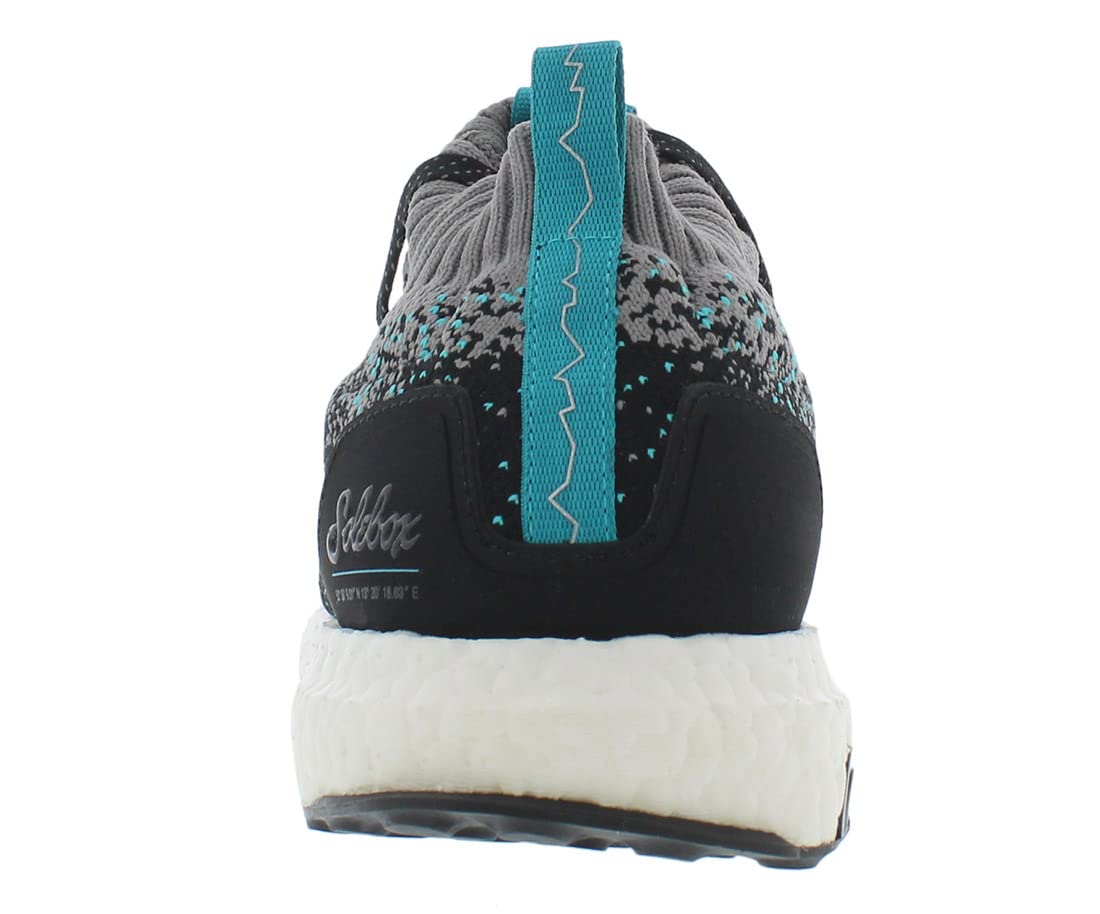 Adidas Consortium x Packer x Solebox Men's Ultraboost Mid Sneaker Exchange - Black/Core Black/Energy Blue Running Shoes | Limited Edition Collab for Streetwear & Gym Workouts