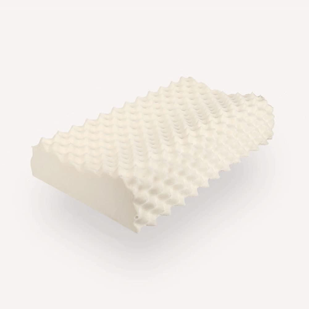 Natural Latex Pillow for Neck Pain Relief - Ergonomic Cervical Spine Support Pillow for Adults - Massage Pillow for Comfortable Sleep | Perfect for Side, Back & Stomach Sleepers