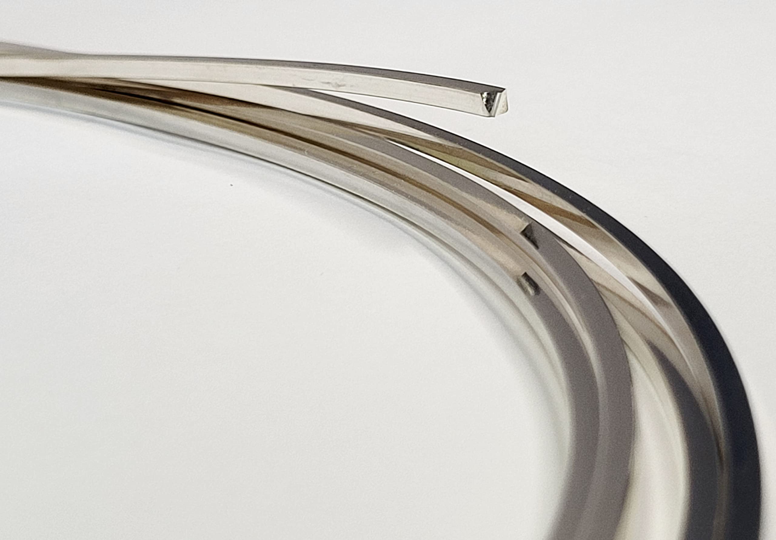10 Gauge Square Dead Soft 925 Sterling Silver Wire - 4 Feet Jewelry Making Supplies for DIY Bracelets, Rings & Necklaces - Premium Craft Wire for Beading & Wire Wrapping Projects