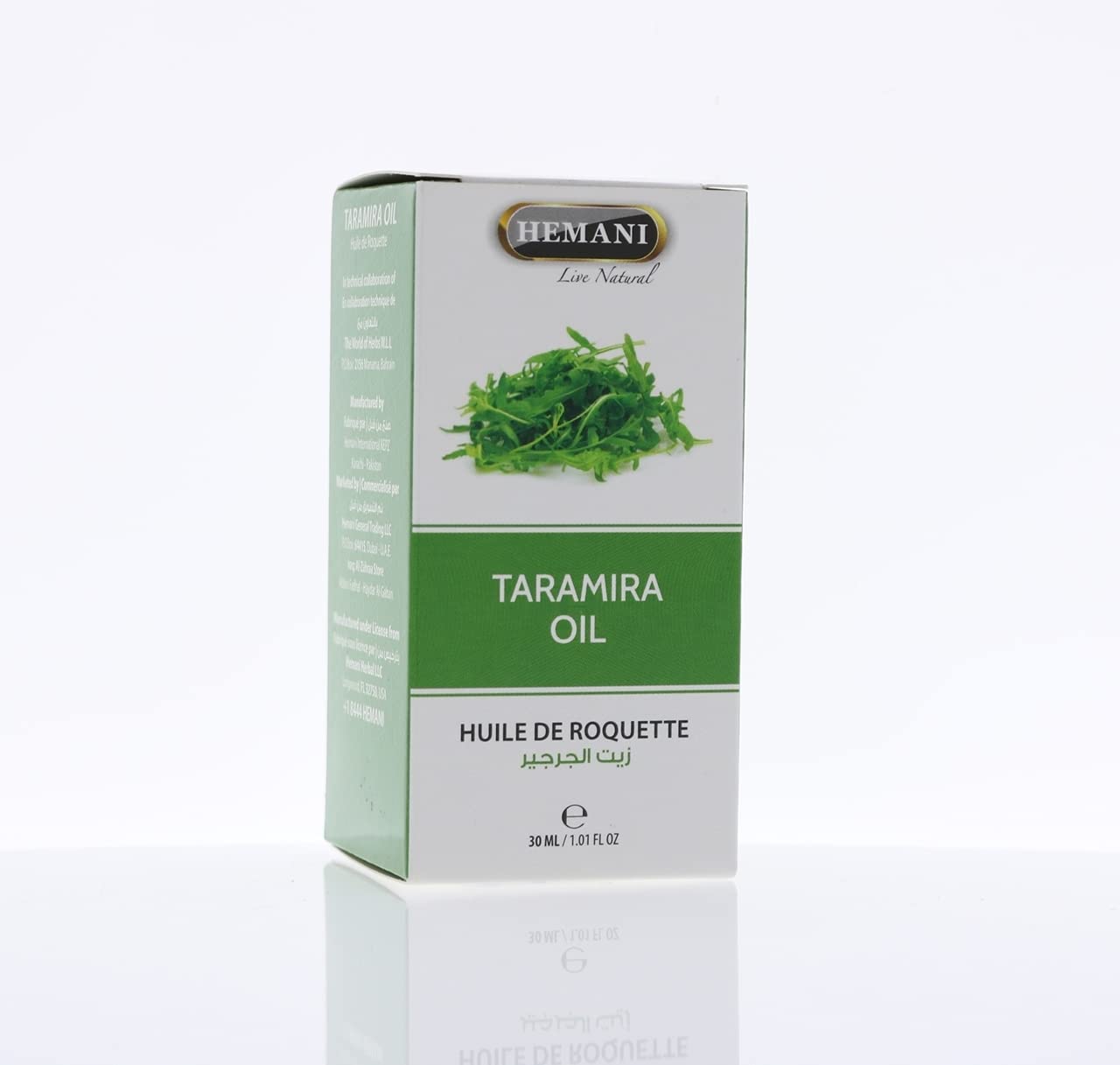 100% Pure Cold Pressed Taramira Oil - Natural Herbal Essential Oil for Hair Growth, Skin Care & Aromatherapy - Perfect for Massage, DIY Beauty & Relaxation
