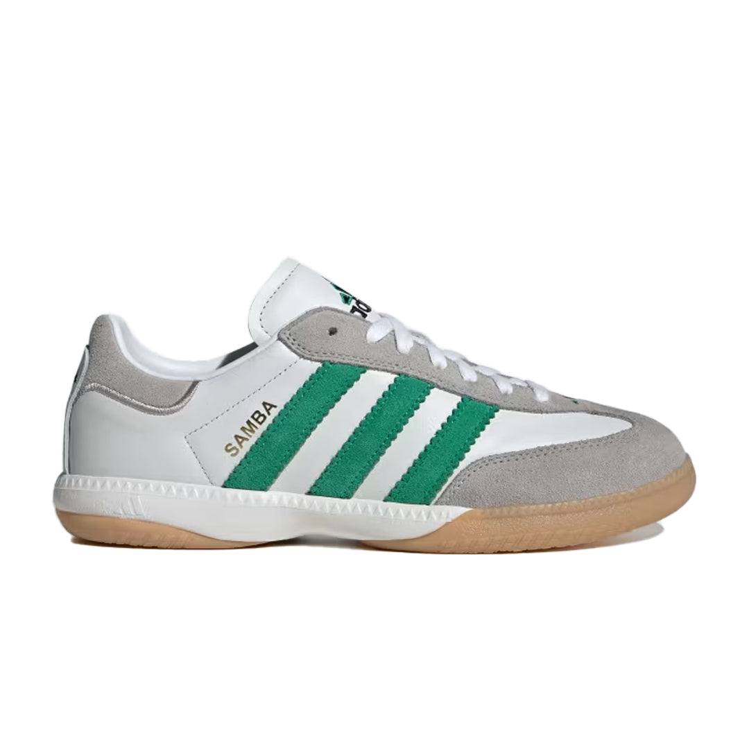 Adidas Samba MN Sneakers in Cloud White & Green - Classic Comfort for Casual Wear, Street Style & Everyday Fashion