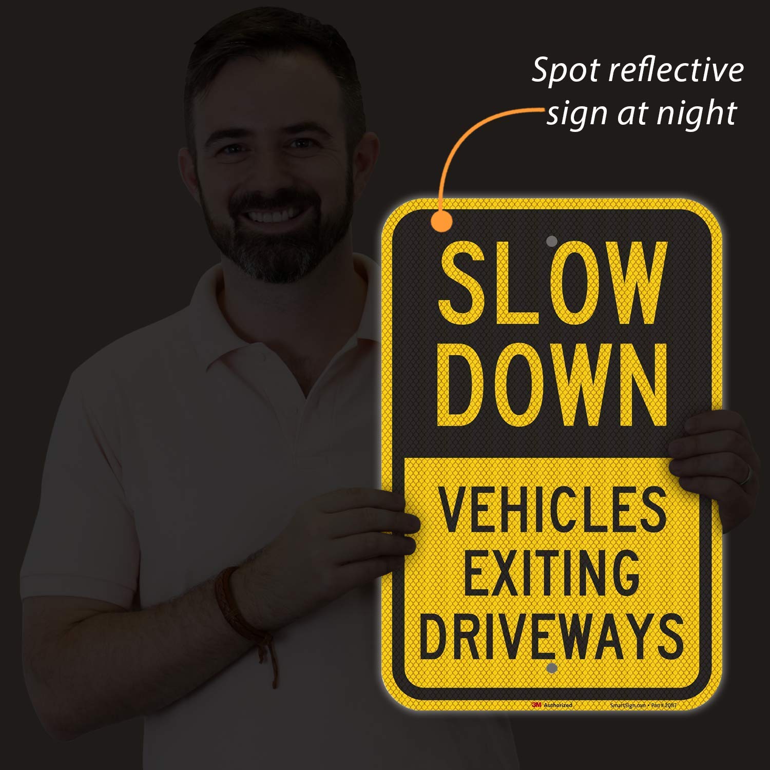 Slow Down - Vehicles Exiting Driveways