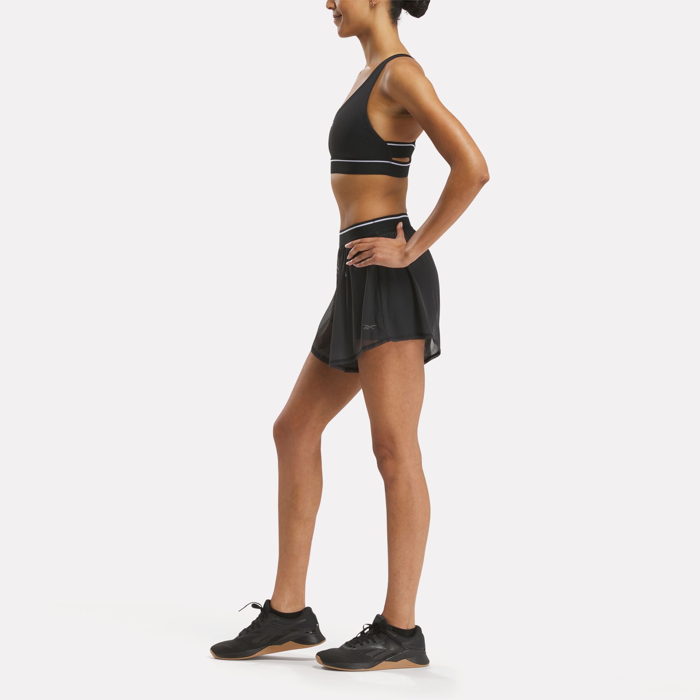 Team Knit Shorts for Men - Comfortable Black Athletic Shorts for Running, Gym & Casual Wear