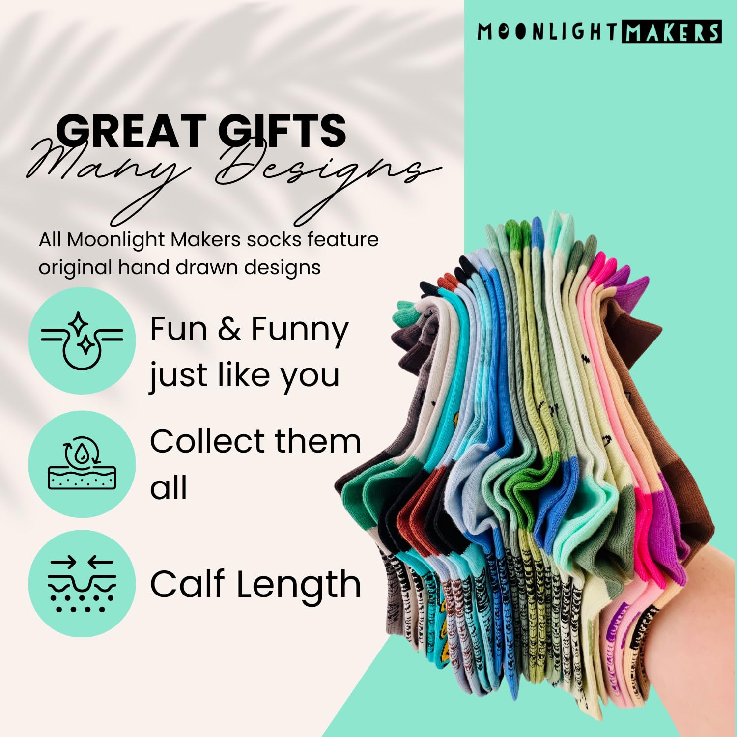 Funny Golf Socks for Men & Women - 'I'd Rather Be Golfing' Novelty Crew Socks - Unisex Graphic Socks with Sayings - Perfect Gift for Golf Lovers & Casual Wear