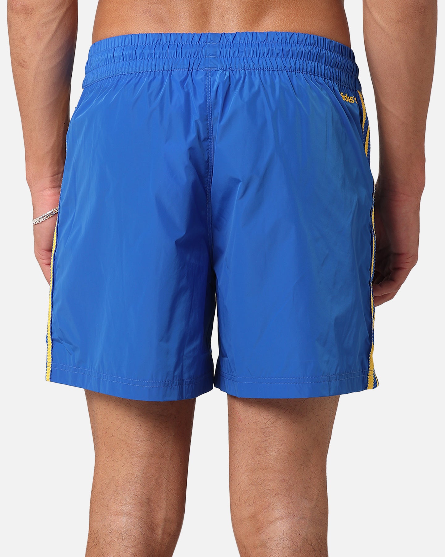 Adidas Men's Graphic Sprinter Running Shorts - Blue Athletic Shorts for Gym, Jogging & Casual Wear
