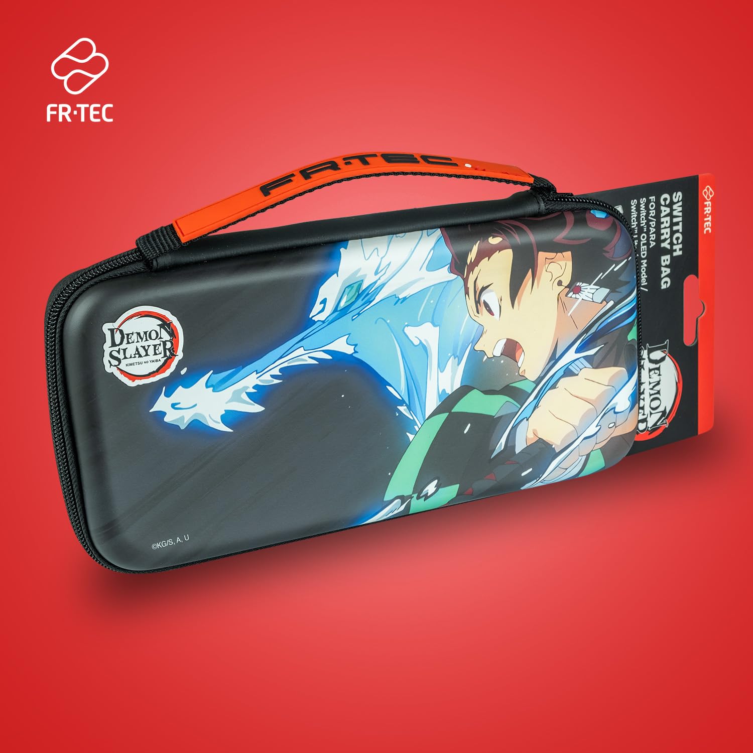 FRTEC Waterproof Carrying Case for Nintendo Switch, Switch OLED & Switch Lite - Portable Travel Storage Bag for Gaming Console & Accessories - Perfect for Travel, Commuting & Outdoor Gaming