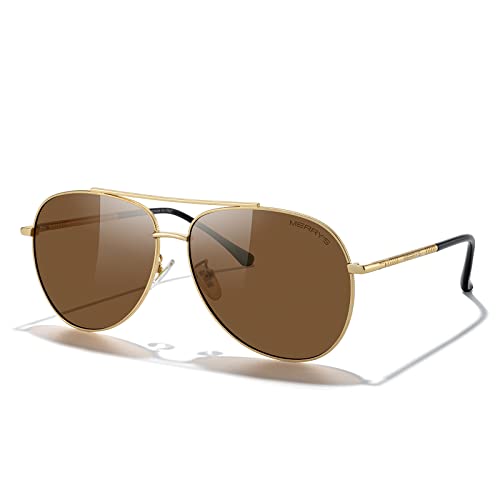 Gold Frame/Brown Lens