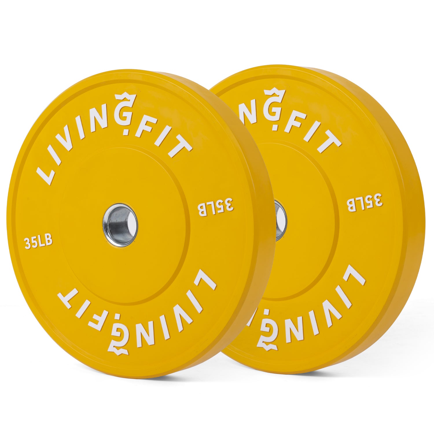 Premium Bumper Plates – Durable Olympic Weight Plates for CrossFit, Powerlifting & Home Gym Workouts – High Performance Rubber Coated Plates for Drop Protection & Noise Reduction