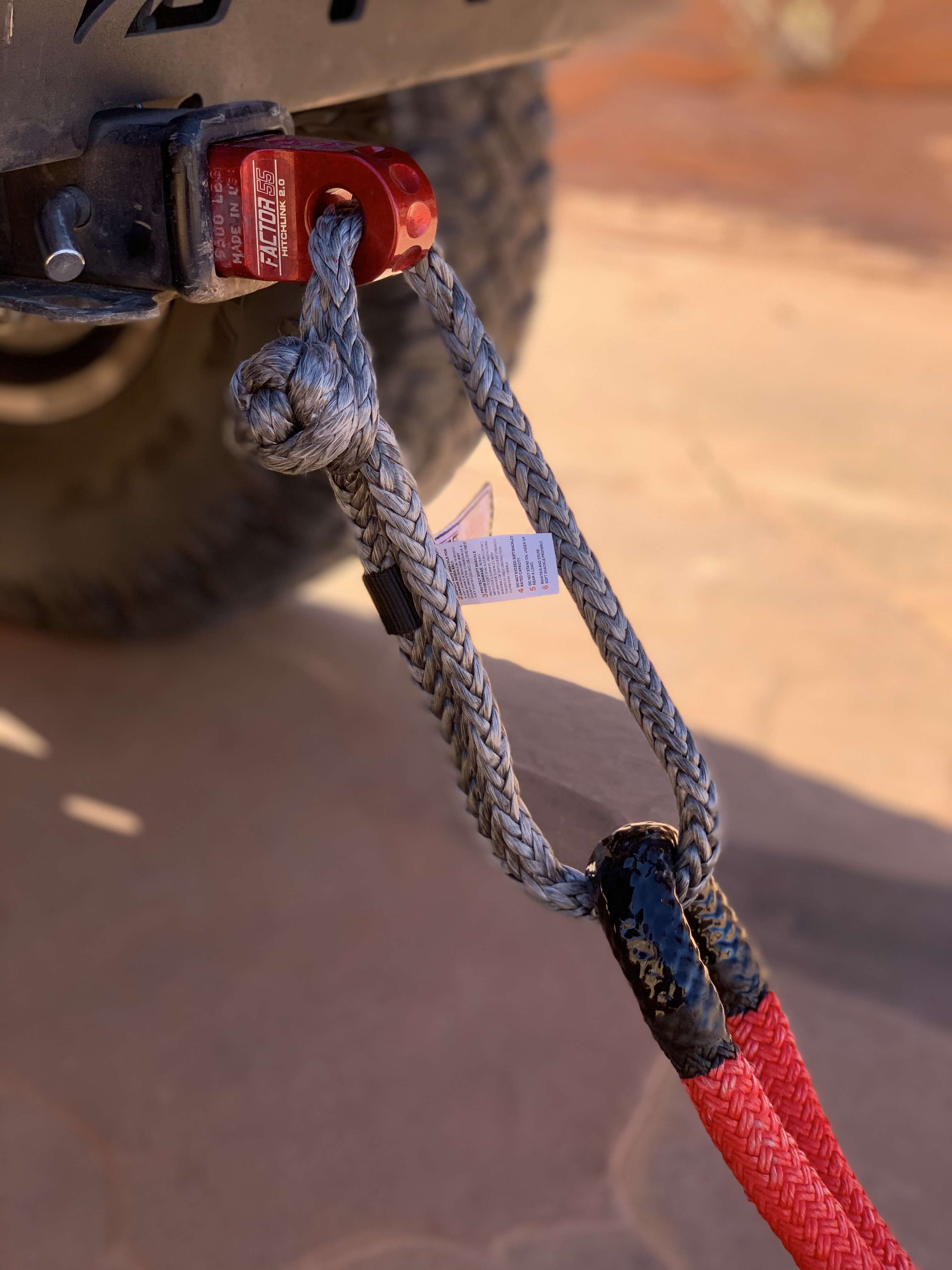 Factor 55 HitchLink 2.0 - Heavy Duty Off-Road Recovery Shackle Mount for Jeep, Truck & SUV - Perfect for Towing, Winching & Off-Road Adventures