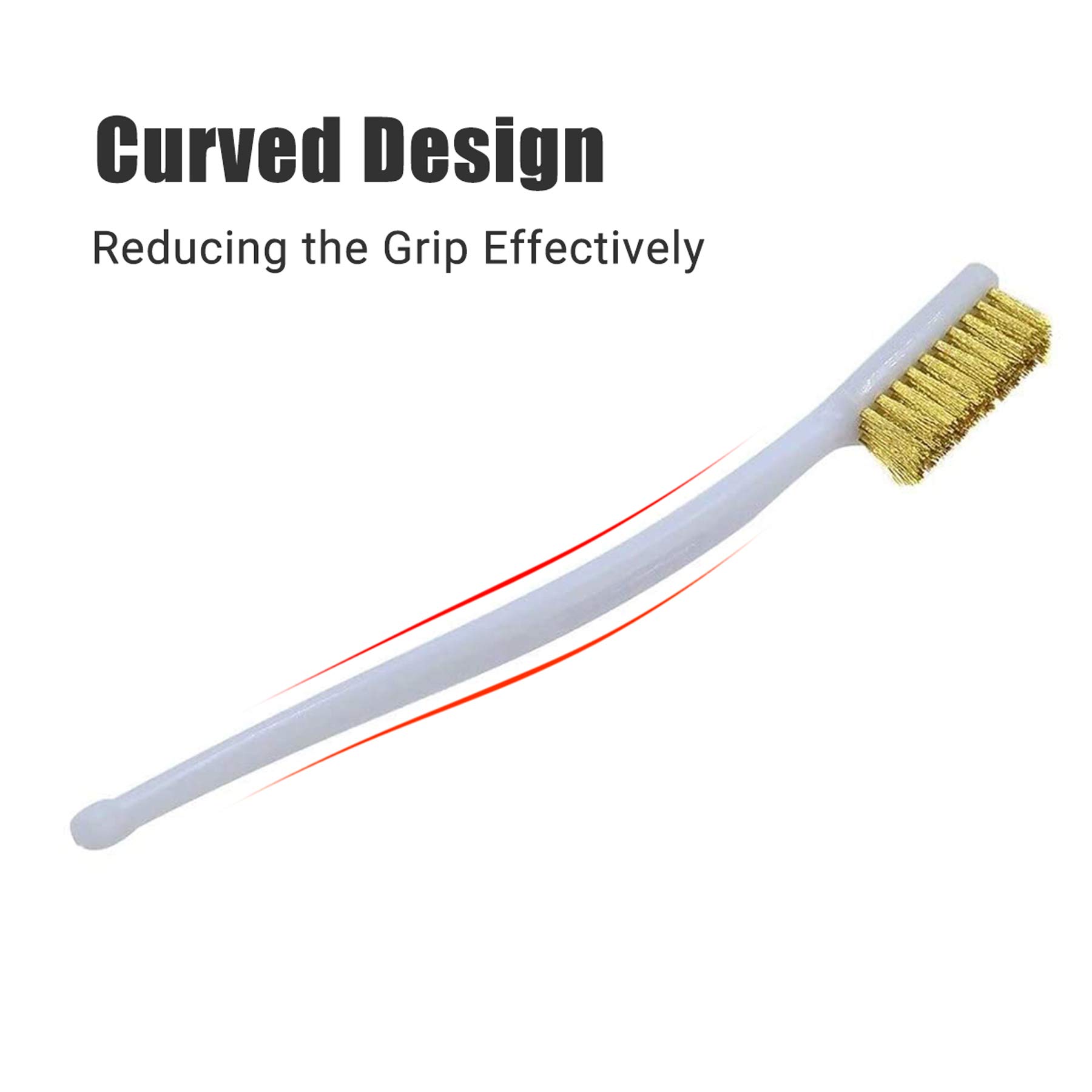 5PCS 3D Printer Nozzle Cleaner Kit - Copper Wire Brush & Toothbrush Style Tool for Hot Bed Cleaning - Perfect for Removing Filament Residue and Maintaining Print Quality (Ideal for PLA, ABS, PETG Filament Cleaning)