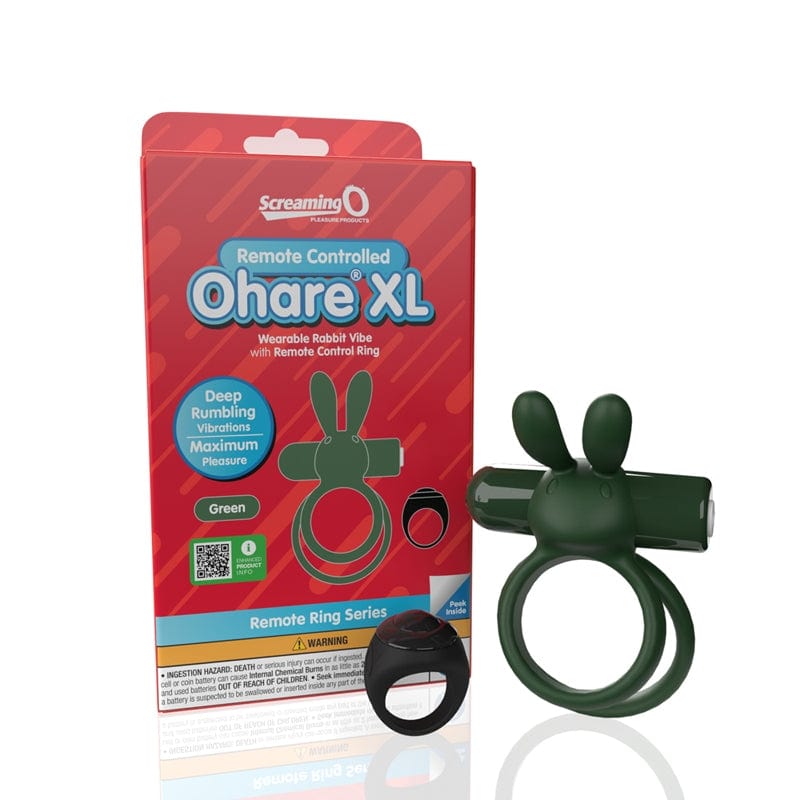 Screaming O Remote Ohare XL Vibrating Ring - Powerful Couples Vibrator for Enhanced Pleasure | Perfect for Long Distance Relationships & Spicing Up Your Love Life