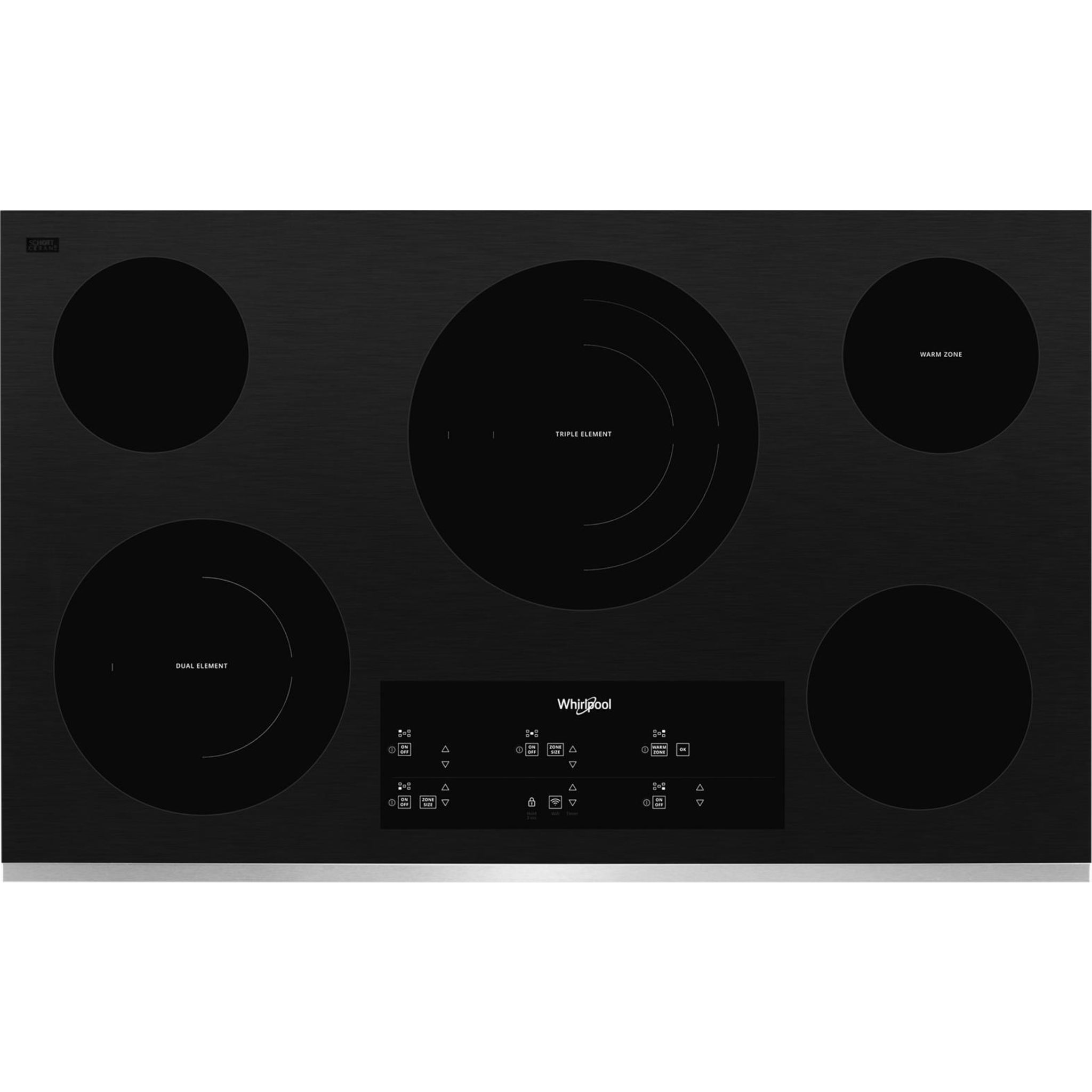Whirlpool 36-Inch Stainless Steel Gas Cooktop WCE97US6KS - Perfect for Modern Kitchens & Home Cooking