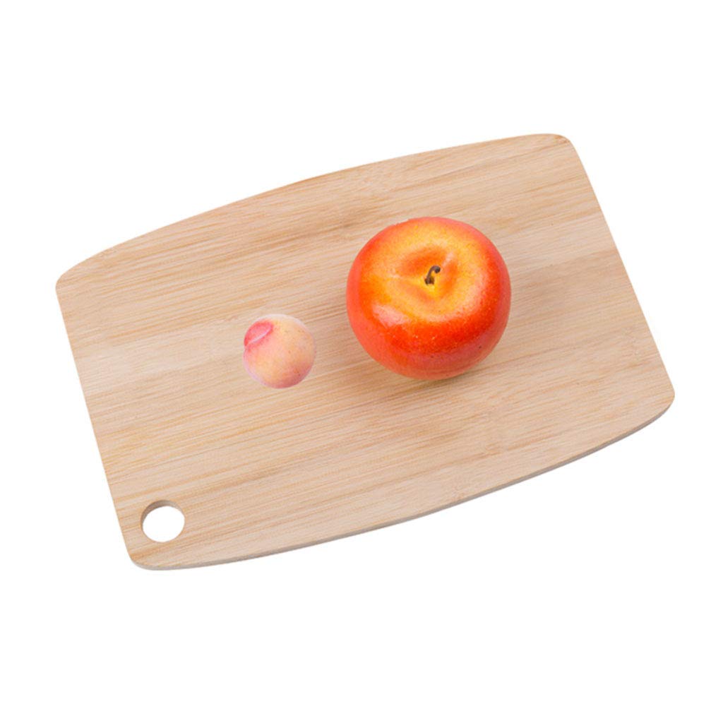 Premium Bamboo Cutting Board - Large Rectangle Wooden Chopping Board for Vegetables, Meat, Bread & Cheese - Gentle on Knives - Perfect for Food Prep, Serving & Kitchen Use