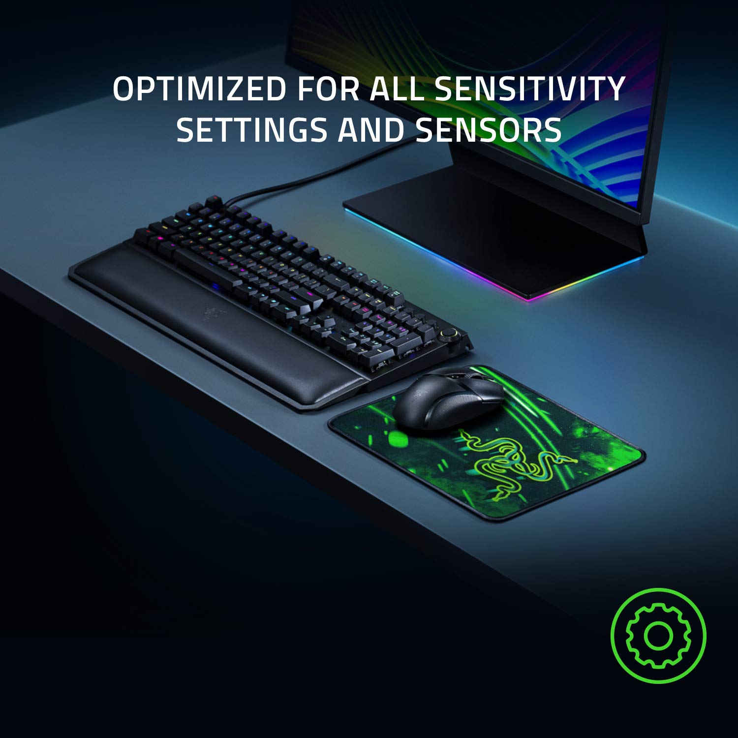 Razer Goliathus Speed Gaming Mouse Pad - Large Extended Non-Slip Surface for PC, Mac, Laptop - Smooth Tracking for FPS, MOBA, eSports Gaming