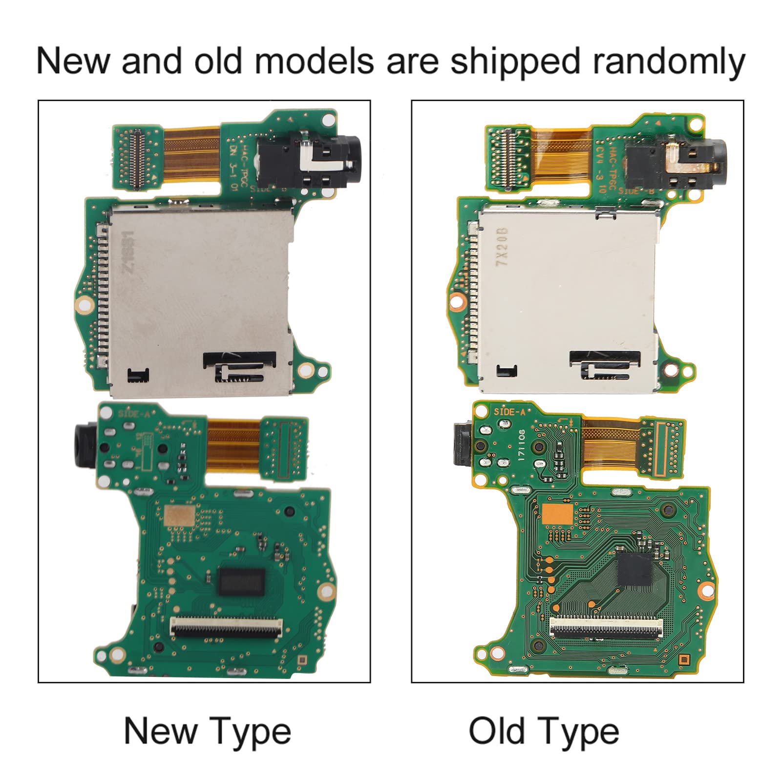 Nintendo Switch Game Card Slot Reader Replacement - Compatible with Switch Console, Repair Accessories with Headphone Jack Port | Perfect for Switch Game Cartridge Reading & DIY Repairs