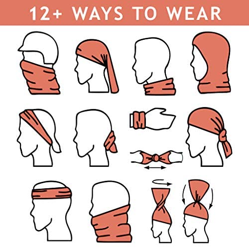 Badlands National Park Map Bandana - Multi-Purpose Bandana for Handkerchief, Face Mask, Headband, Neck Wrap & Scarf | Perfect for Hiking, Camping & Outdoor Adventures