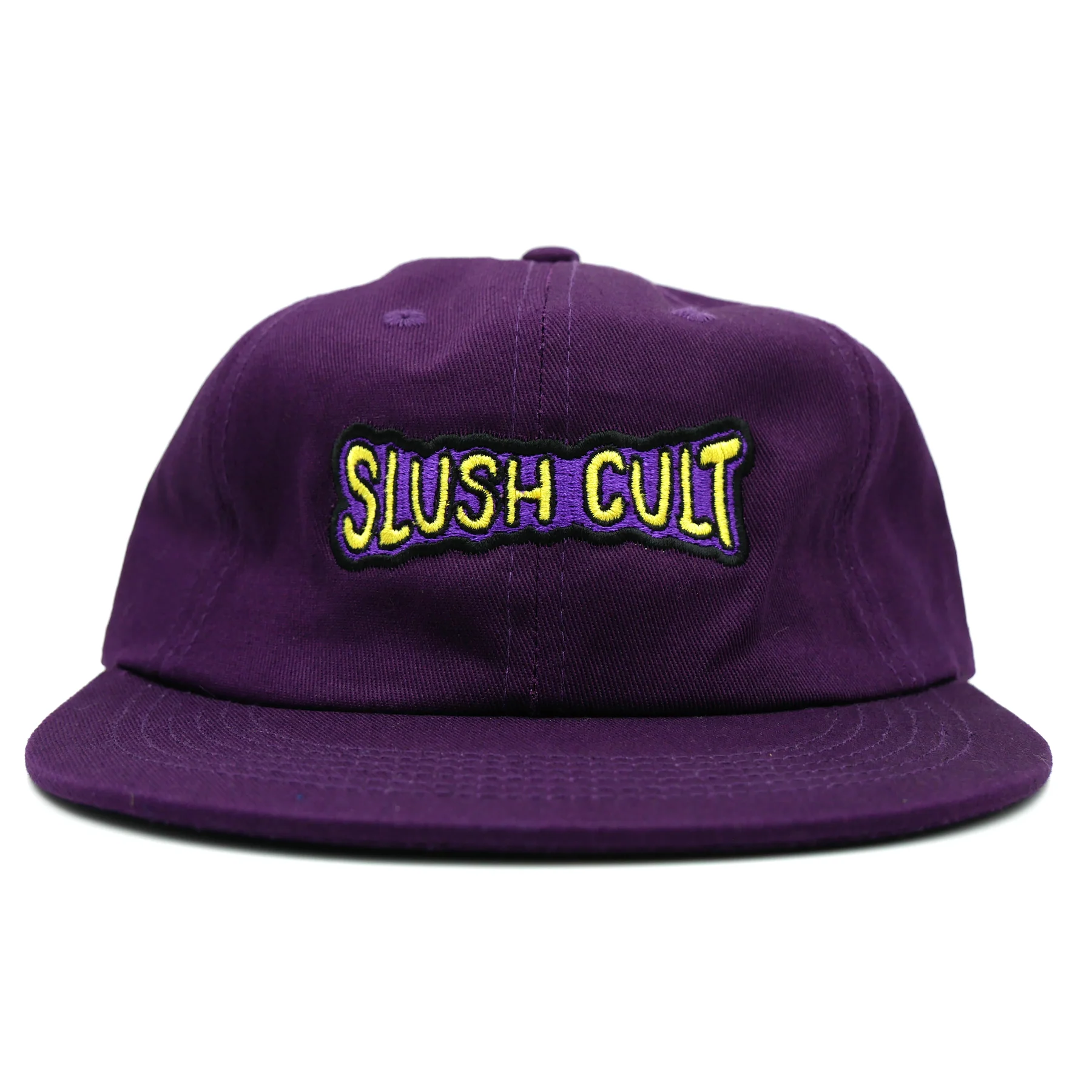 Slushcult Cotton 6 Panel Hat for Men & Women - Adjustable Snapback Baseball Cap - Trendy Streetwear Fashion Accessory - Perfect for Skateboarding, Music Festivals, and Urban Outfits