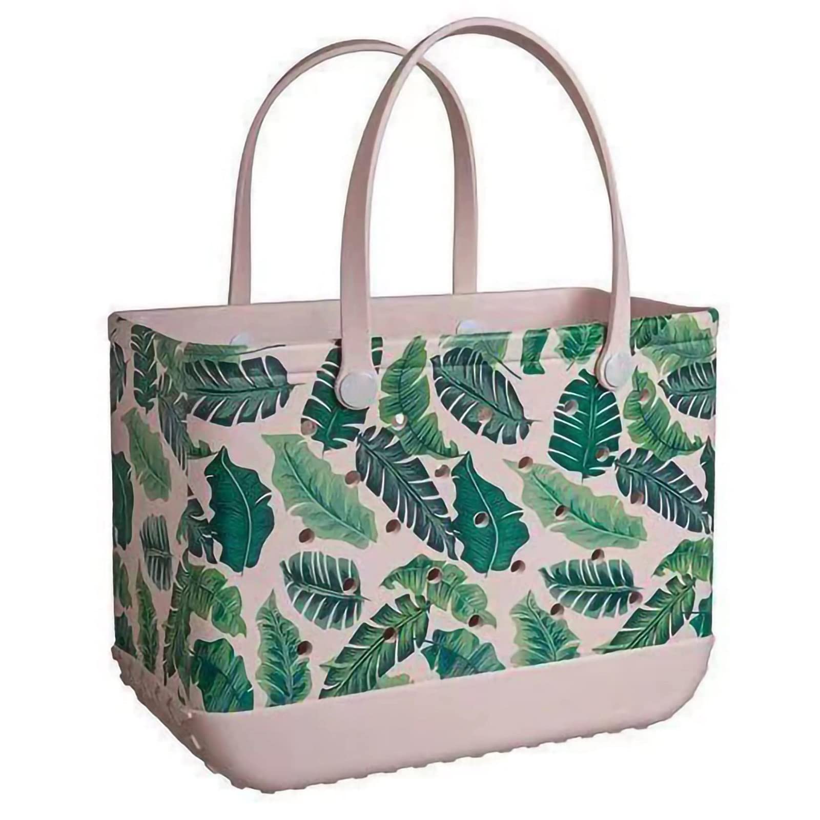 Waterproof Oversized EVA Beach Bag - Sandproof, Washable & Portable Tote for Travel, Sports, Market Shopping | Perfect for Beach Days, Gym Trips & Outdoor Adventures