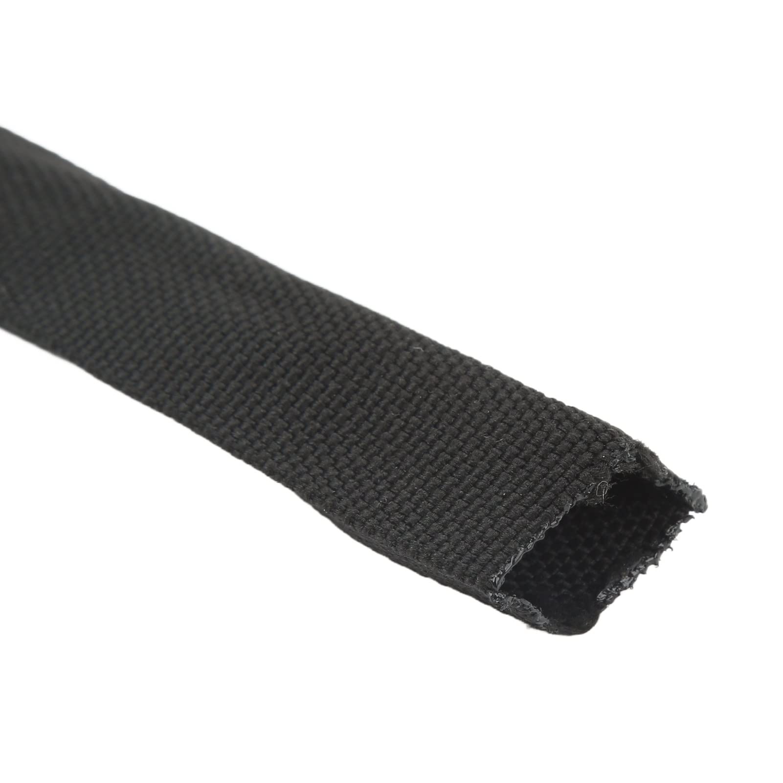 High-Temperature Fiberglass Heat Shield Sleeve - 16mm Adjustable Exhaust Wrap & Wire Loom Protector for Car, Motorcycle, and Automotive Applications (7.5M/25FT, Black) - Ideal for Spark Plug Wires, Hose Protection, and Heat Management in High-Performance Vehicles