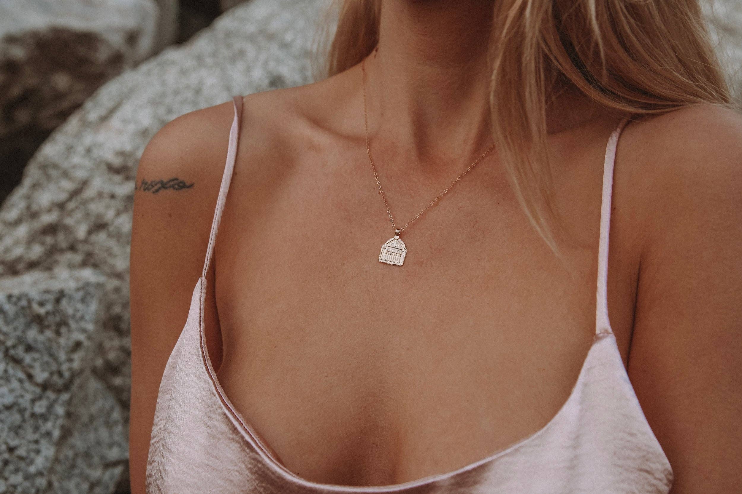 Janus Necklace - 18K Sterling Silver Pendant for Women | Elegant Roman God Jewelry Gift for Birthday, Anniversary & Special Occasions