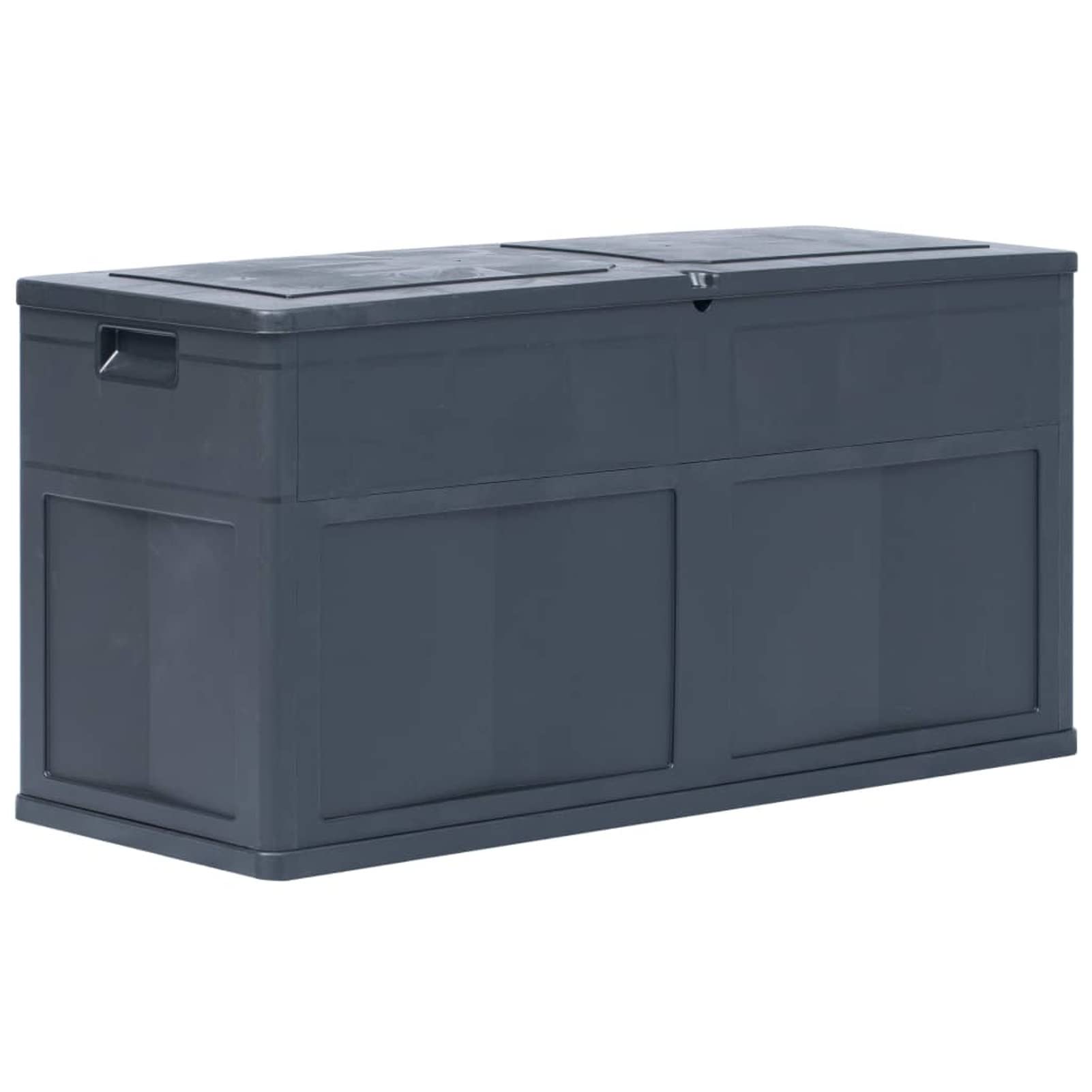 Waterproof Outdoor Storage Box 84.5 Gallon - Patio, Pool & Deck Storage Bench with Seat - Black - Perfect for Backyard, Garden & Poolside Organization