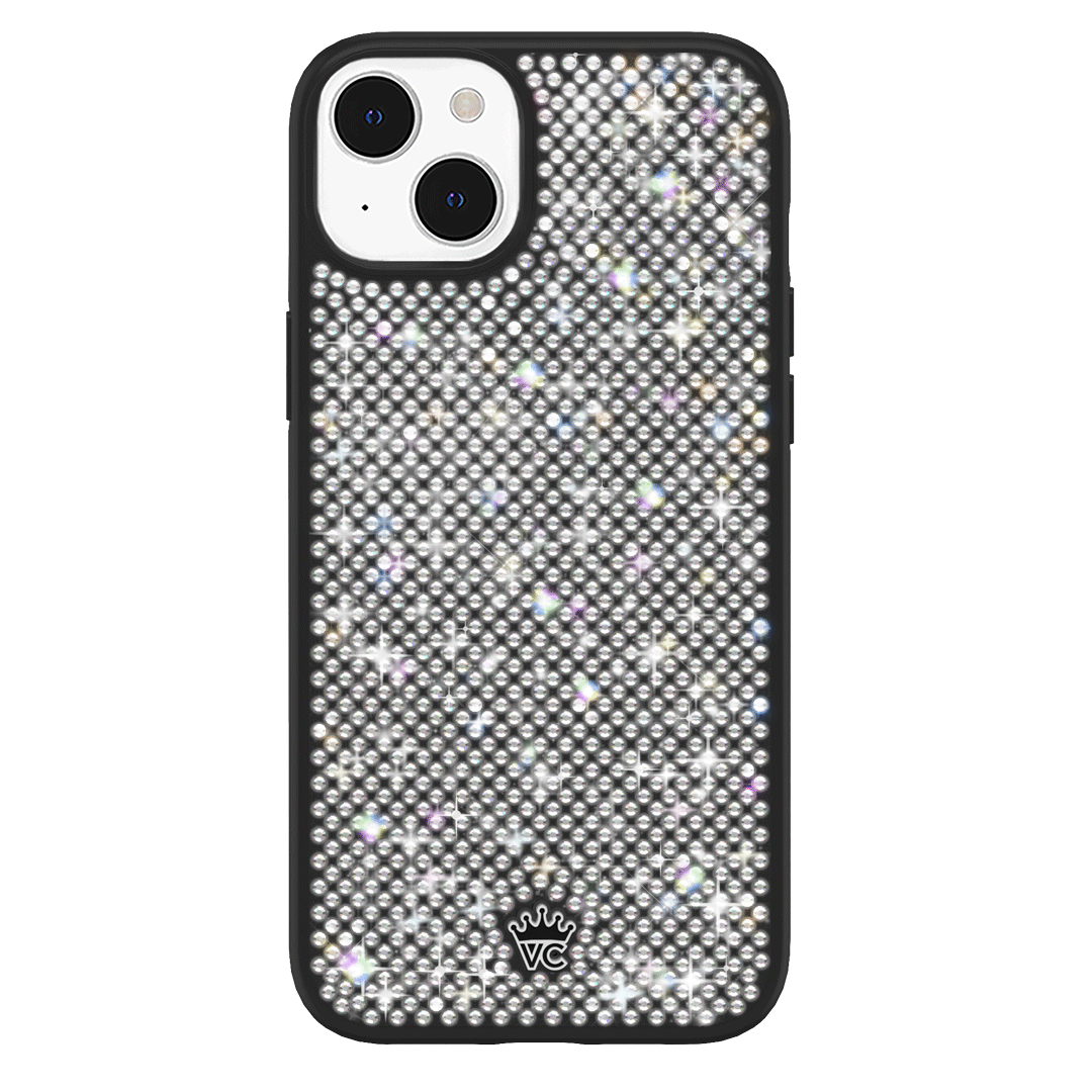 Luxury Black Caviar Crystals iPhone Case - Elegant Protective Cover for iPhone 13/14/15 Pro Max | Perfect for Parties, Weddings & Special Occasions