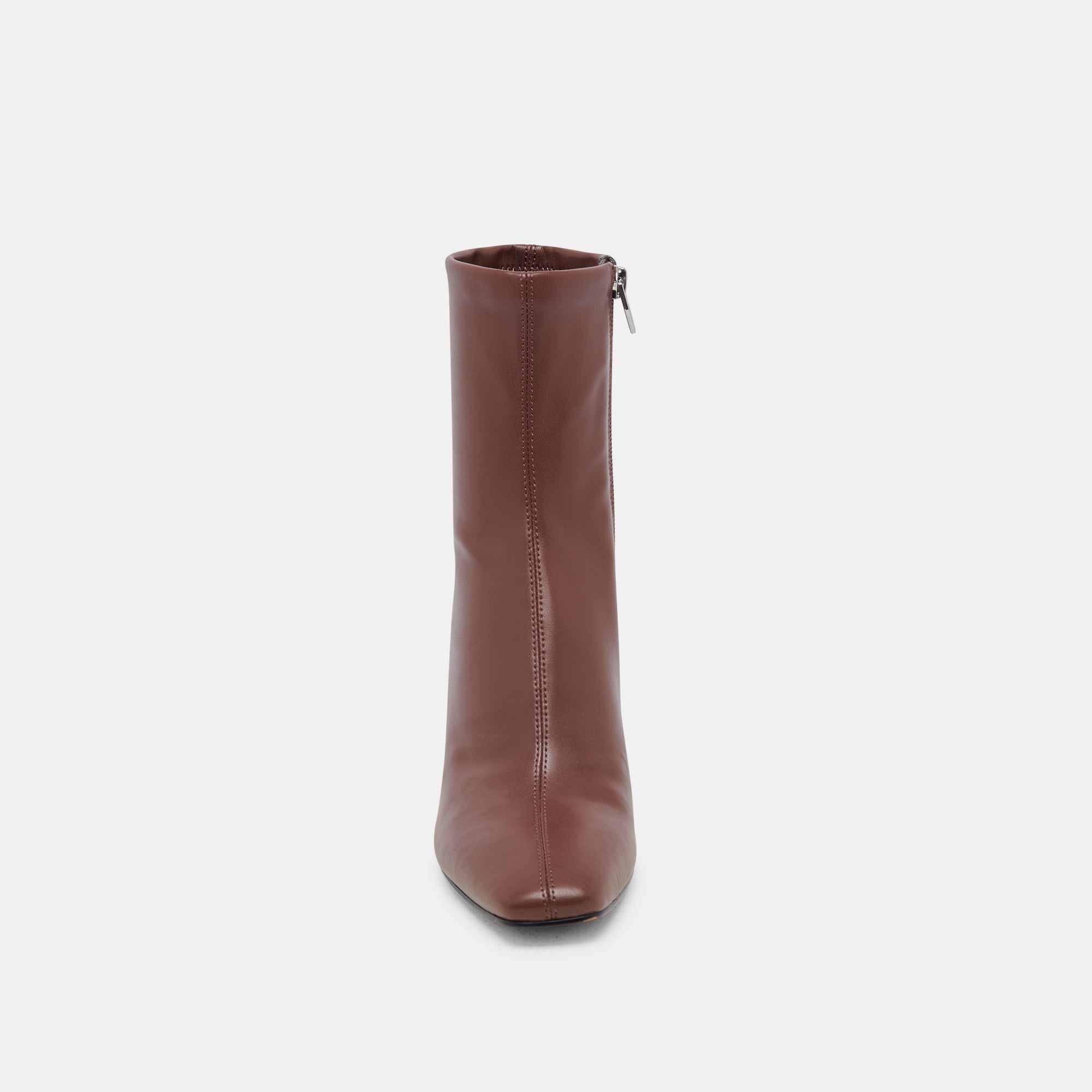 Glamor Wide Calf Boots for Women - Chocolate Brown Leather Stella Style - Perfect for Fall Fashion, Office Wear & Casual Outfits