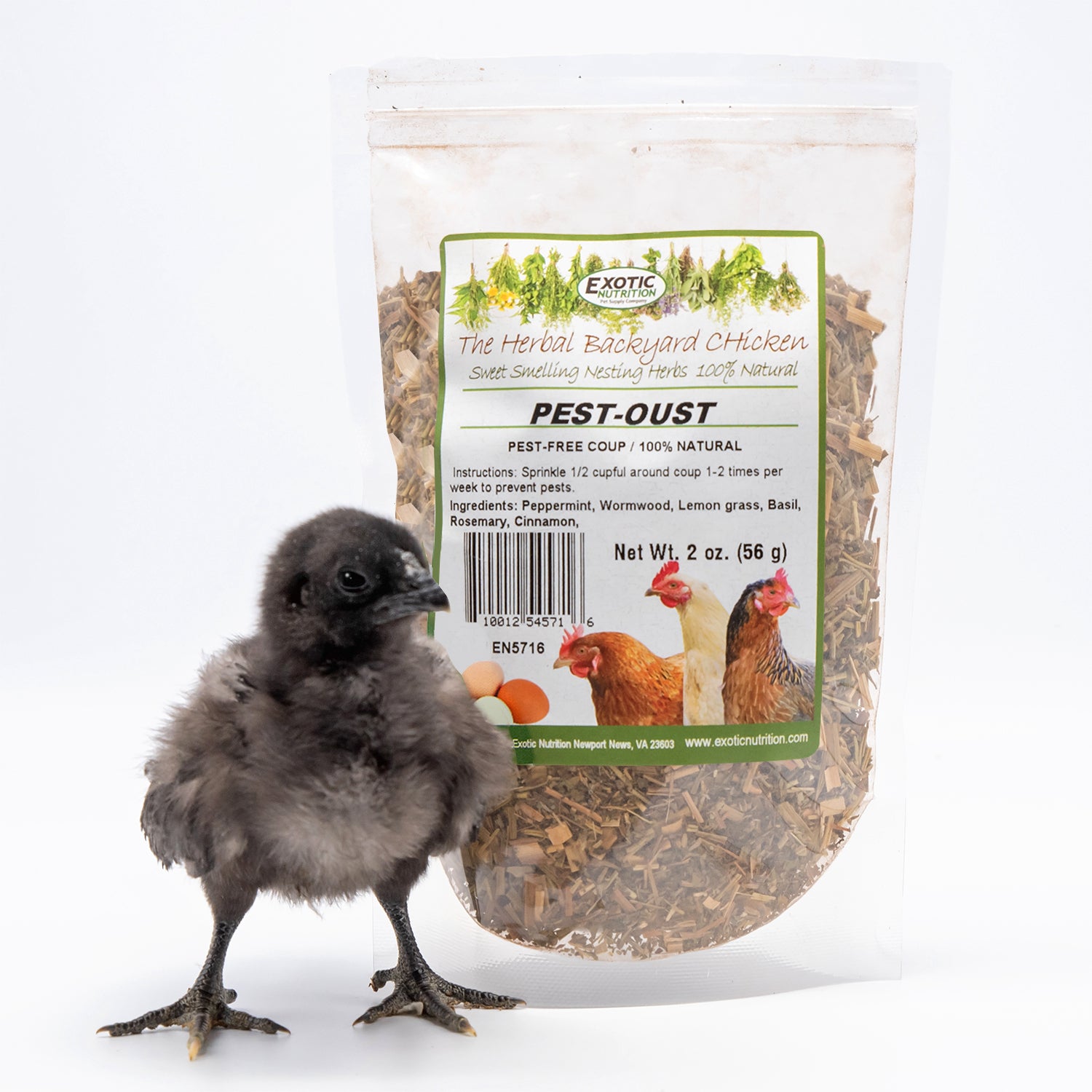 Natural Pest Control for Chicken Coops - Organic Backyard Chicken Nesting Herbs to Repel Mites & Insects | Safe for Hens & Eggs | Ideal for Poultry Farms & Homesteads
