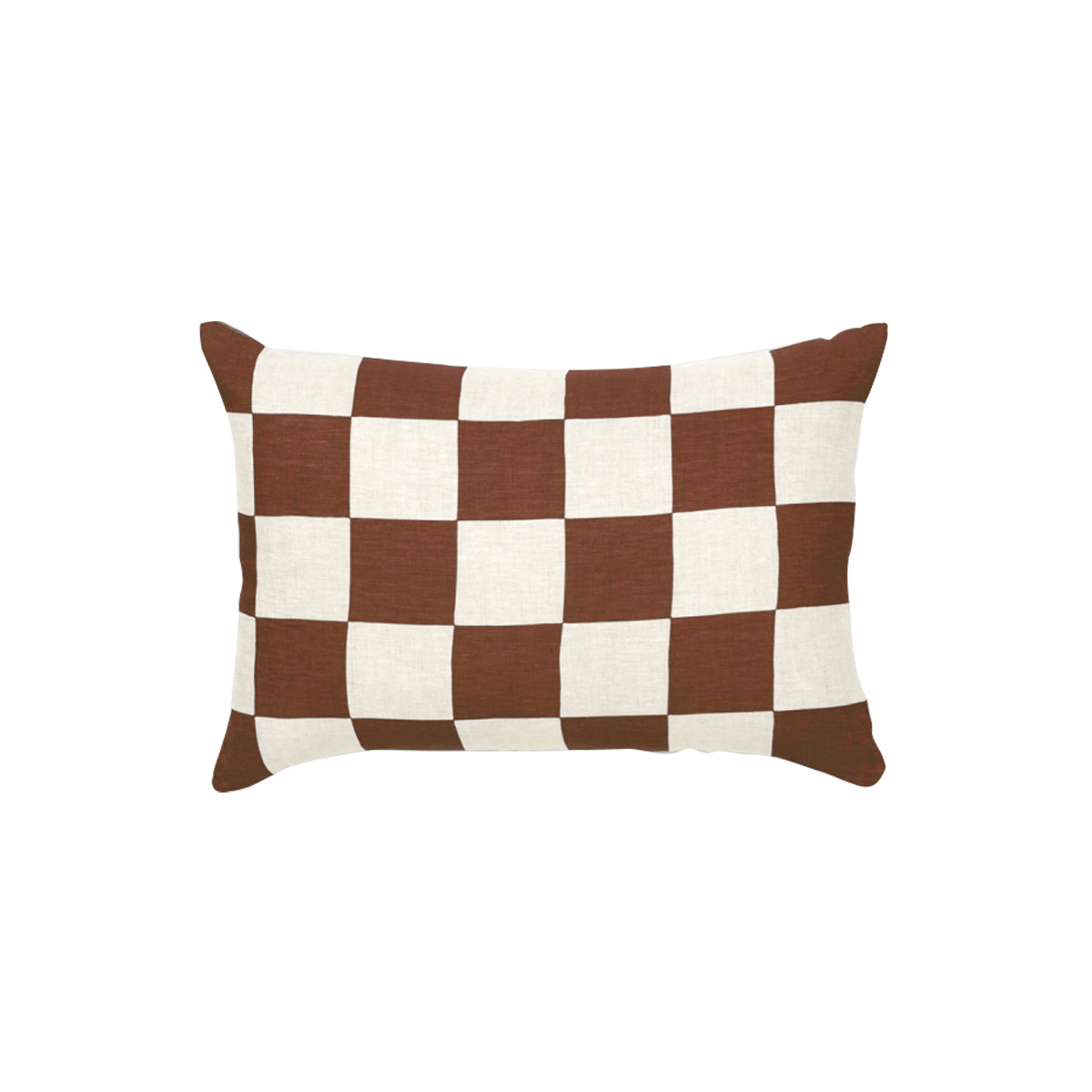 Large Rectangle Checkered Cushion - Stylish Home Decor for Sofa, Bed & Living Room
